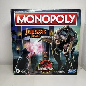 Hasbro Monopoly Jurassic Park Board Game - F1662 Open Box Sealed Contents 2012